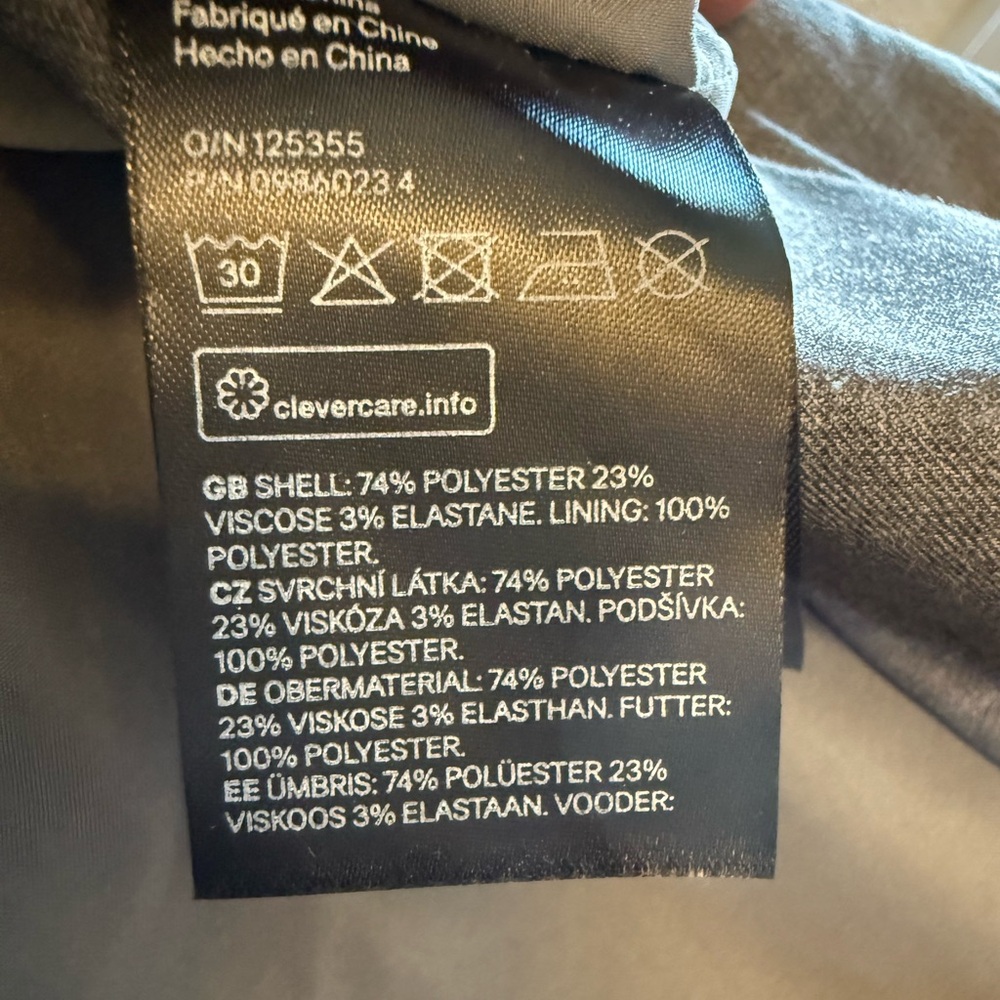 NWOT H&M Classic Oversized Grey Blazer - Picture 7 of 8